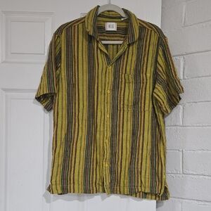 BDG Multicolor Striped Casual Shirt Size Medium
